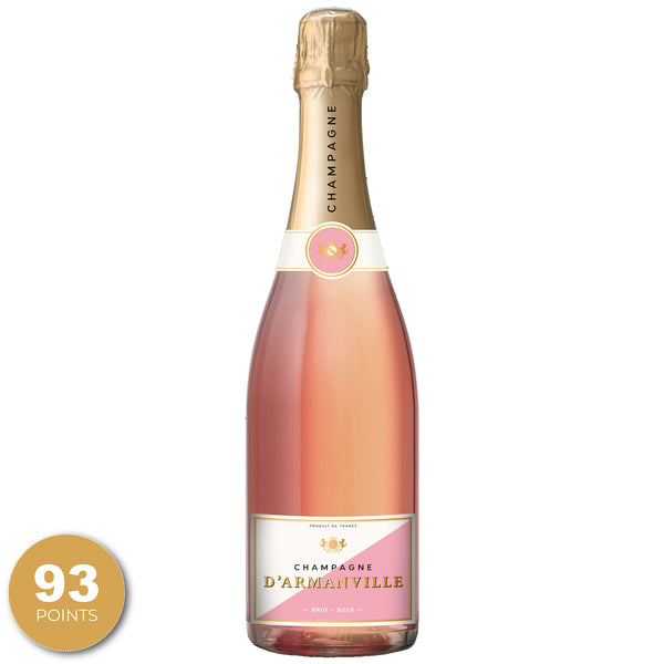 Champagne D'Armanville, Brut Rosé, Champagne, France, NV