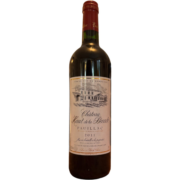 Château Haut de La Becade, Pauillac, Bordeaux, France, 2011