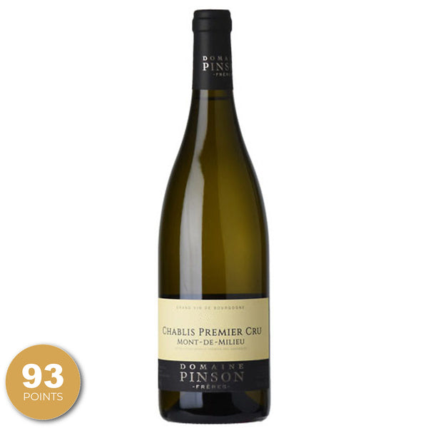 Domaine Pinson Frères, Chablis, Mont de Milieu, Premier Cru, Burgundy, France, 2023