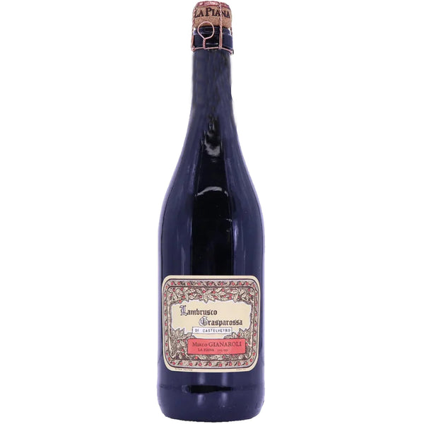 La Piana, 'Mirco Gianaroli', Lambrusco Grasparossa di Castelvetro Secco, Emilia-Romagna, Italy, NV