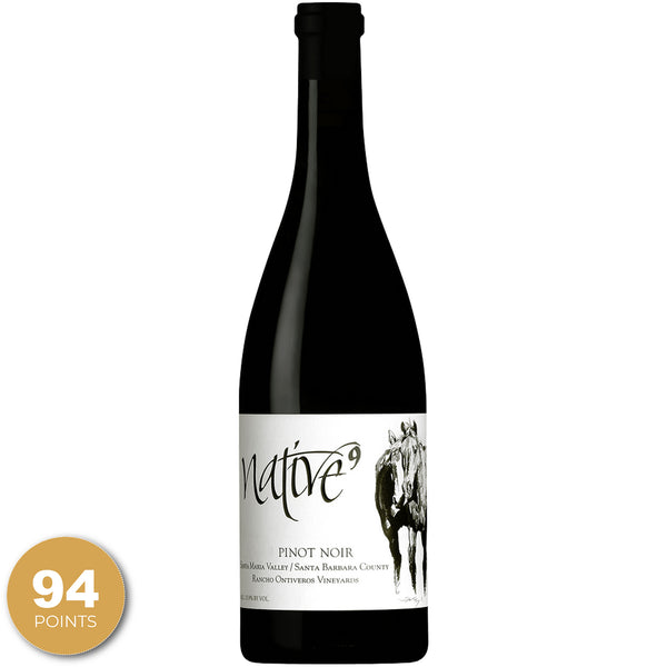 Native9, Pinot Noir, Rancho Ontiveros Vineyards, Santa Maria Valley, California, 2018