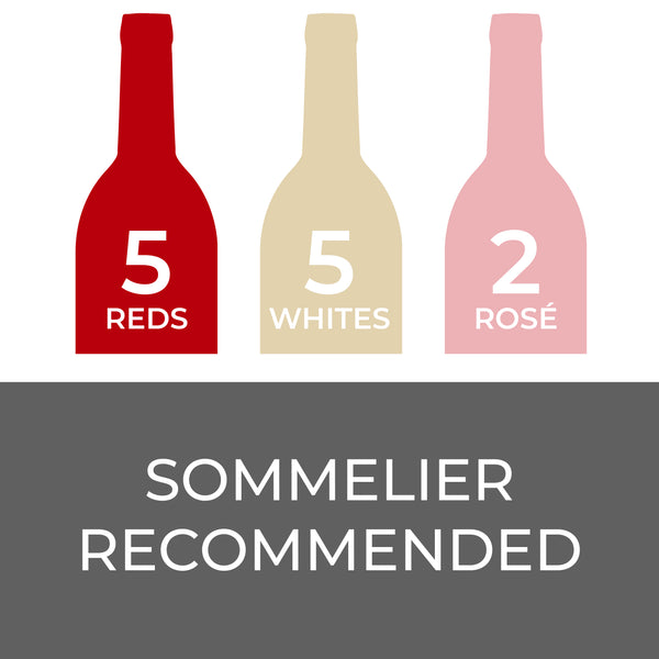 12-Bottle Sommelier Recommended Assorted | "One-Click" Assortment Boxes