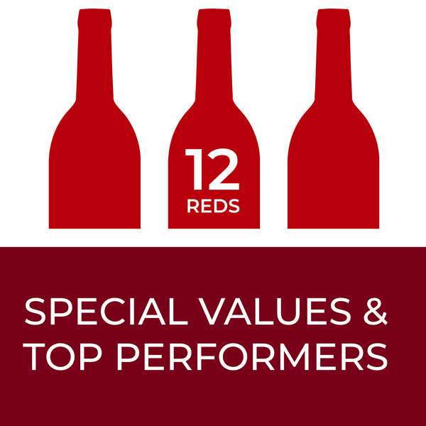 12-Bottle Special Values & Performers All Reds | "One-Click" Assortment Boxes