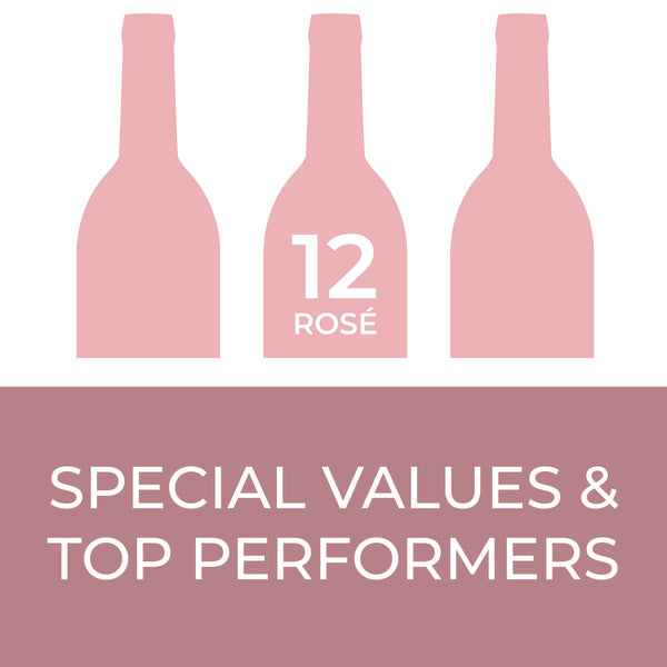 12-Bottle Special Values & Performers All Rosé | "One-Click" Assortment Boxes