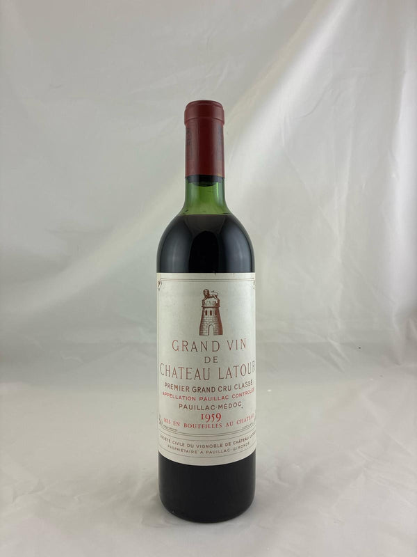 Château Latour, Grand Vin de Chateau Latour, Premier Grand Cru Classe, Pauillac, Bordeaux, France, 1959