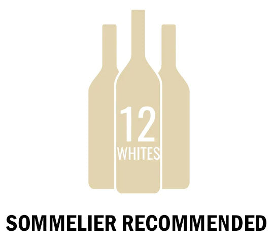 12-Bottle Sommelier Recommended All White "One-Click" Assortment Boxes