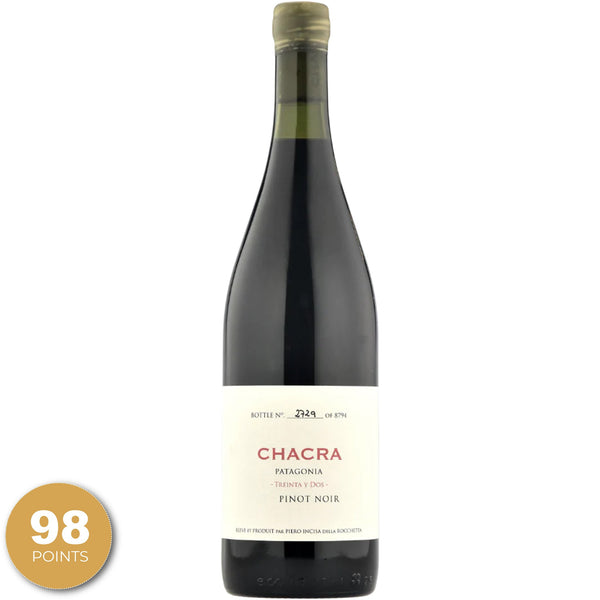 Bodega Chacra, “Treinta y Dos 32” Pinot Noir, Patagonia, Argentina, 2020 through Merchant of Wine