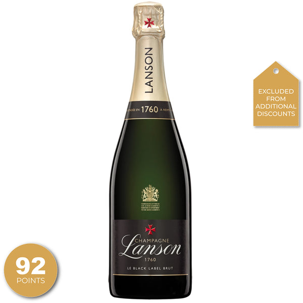 Champagne Lanson, Le Black Label Brut, Champagne, France, NV