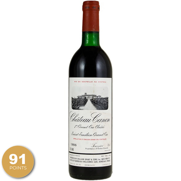 Château Canon, Saint-Émilion Grand Cru, Bordeaux, France, 1986