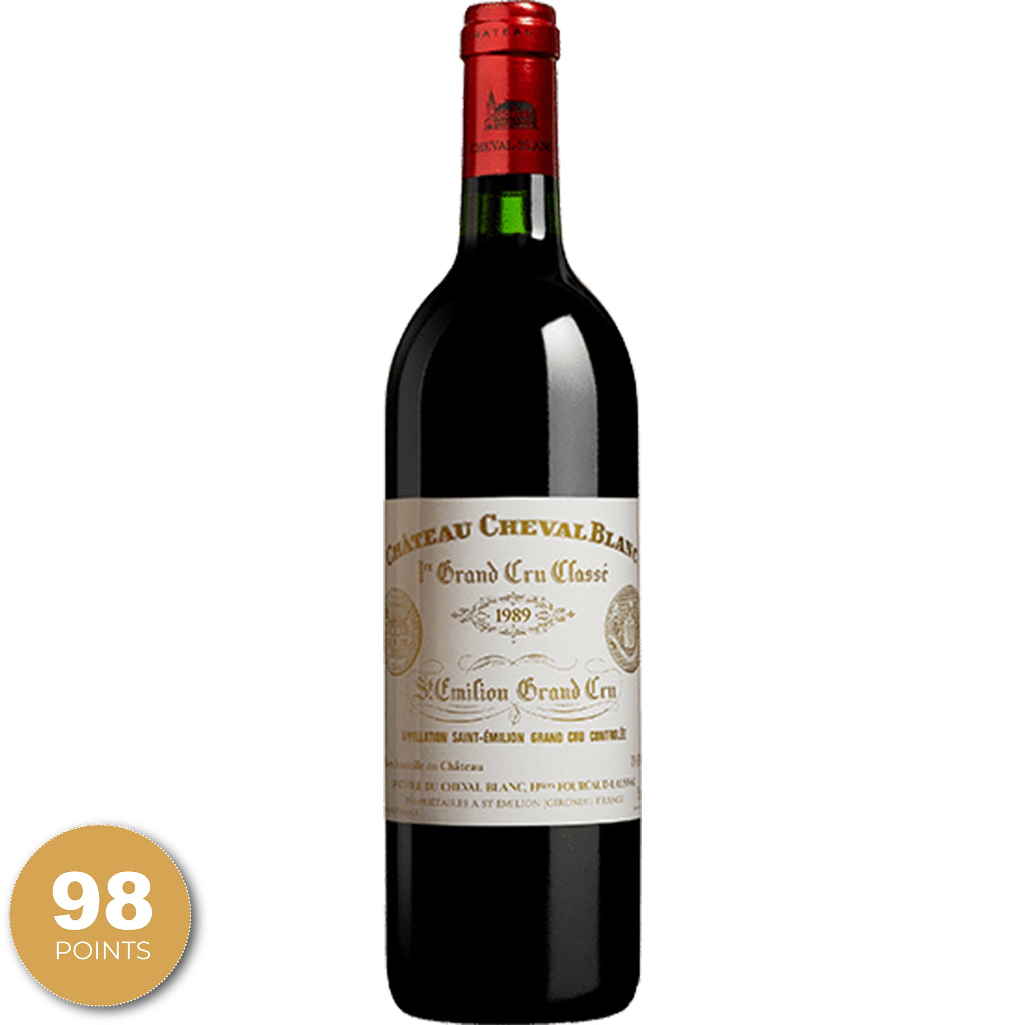 Ch.Cheval Blanc1989 1er Grand Cru Classé Château Cheval Blanc St. Emilion 1989 | Merchant of Wine