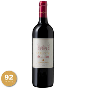 Chateau Lilian Ladouys, 'La Devise de Lilian,' Saint-Estephe, Bordeaux, France, 2018