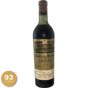Château Rouget, Pomerol, Grand Cru, Bordeaux, France, 1943