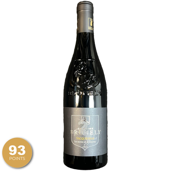 Domaine Brunely, 'Les Secrets de Licorne,' Vielles Vignes, Vacqueyras, Rhone, France, 2023