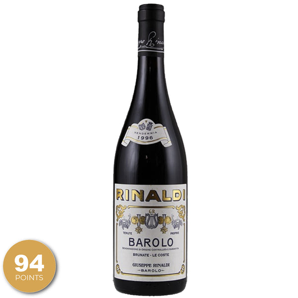 Giuseppe Rinaldi, 'Brunate-Le Coste', Barolo DOCG, Piedmont, Italy, 1996