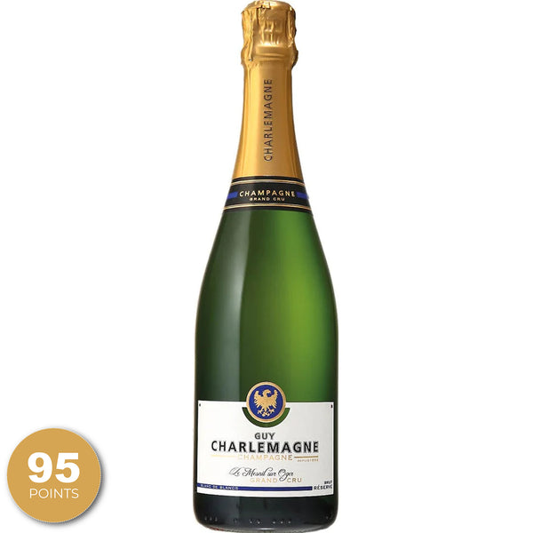 Guy Charlemagne, Blanc de Blancs Grand Cru Brut Reserve, Champagne, France, NV