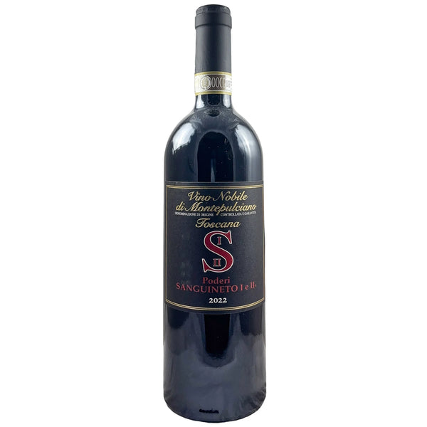 Poderi Sanguineto I e II “Nobile di Montepulciano," Montepulciano, Italy, 2022