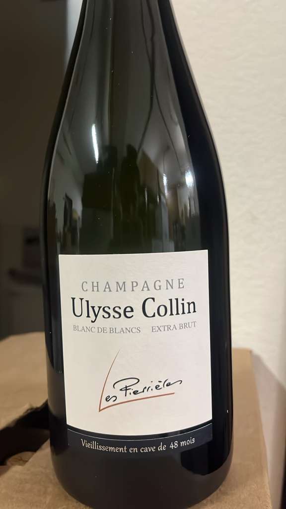 Ulysse Collin, 'Les Pierrieres', Blanc de Blancs, Extra Brut, 48 Mois, Champagne, France, NV