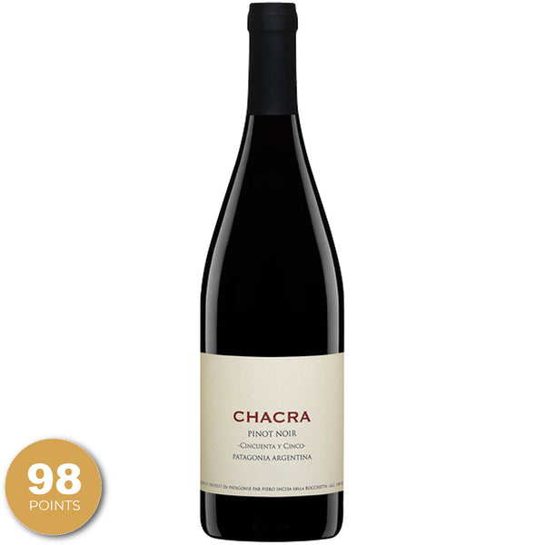 Bodega Chacra, “Cincuenta y Cinco 55” Pinot Noir, Patagonia, Argentina, 2021 through Merchant of Wine