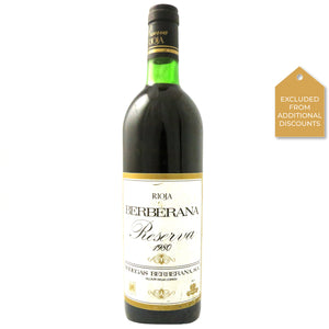 Bodegas Berberana, Reserva, Rioja DOCa, Spain, 1980 through Merchant of Wine