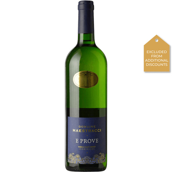 Domaine Maestracci, Corse Calvi Blanc “E Prove”, Corsica, France, 2020 through Merchant of Wine.