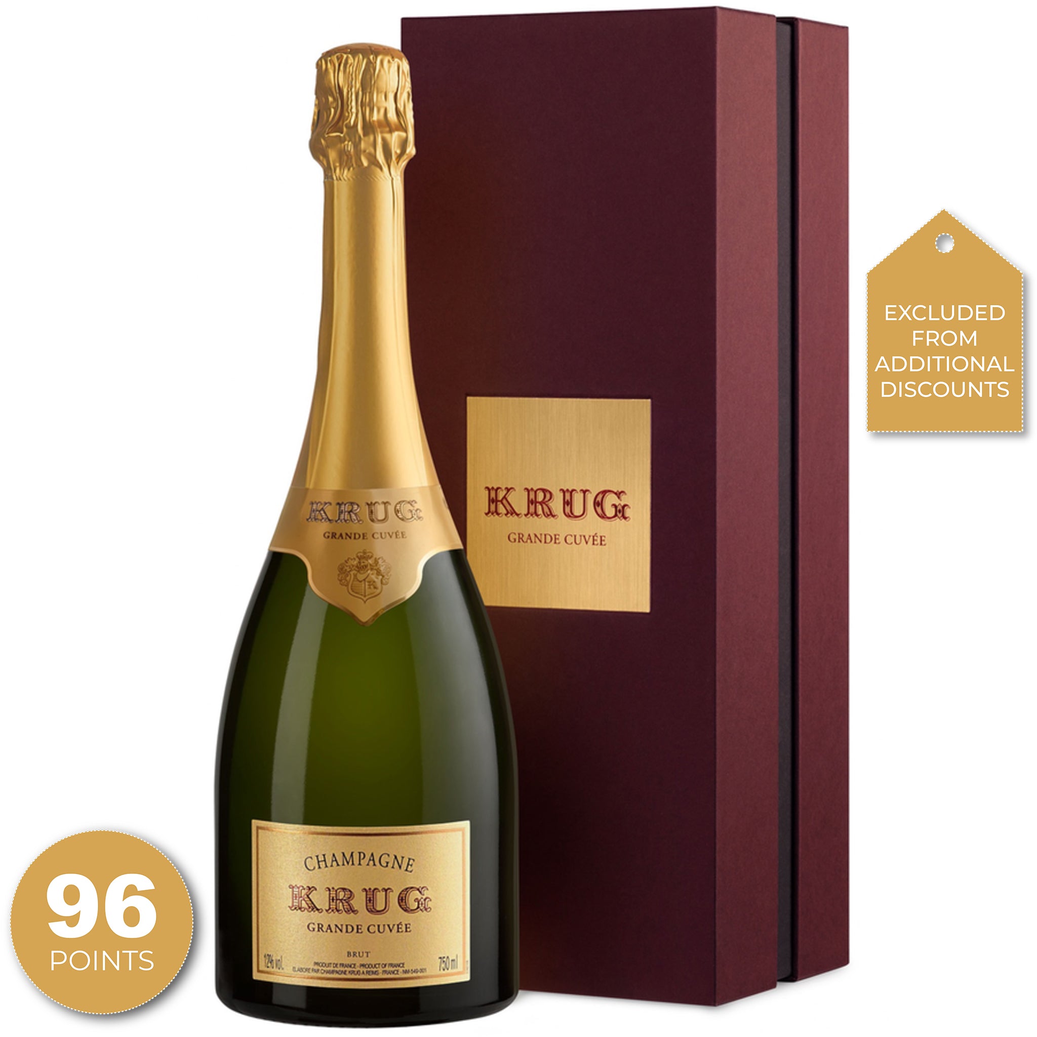Krug Champagne - Krug Brut Champagne Grande Cuvee NV 750ML