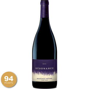Résonance "Résonance Vineyard" Pinot Noir, Willamette Valley, Oregon, 2015 through Merchant of Wine.