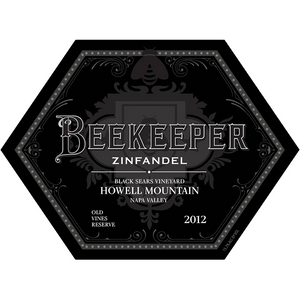 Beekeeper Cellars, Zinfandel, Black Sears Vineyard, "Old Vines Reserve", Howell Mountain, Napa Valley, 2012 - Merchant of Wine