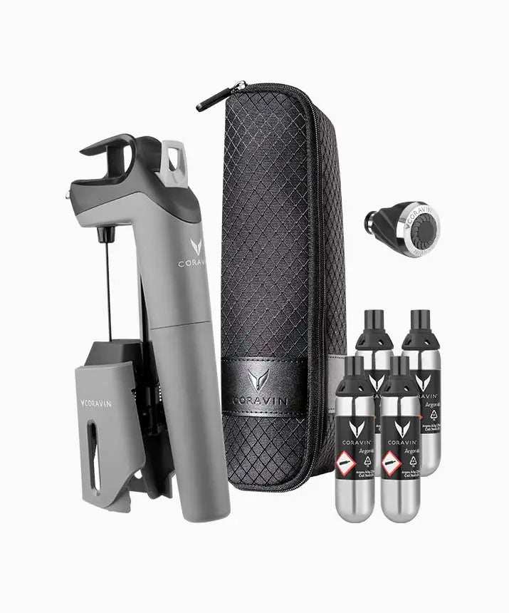 Coravin Timeless Three SL Travel Set in Gray